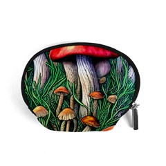 Forest Fairycore Mushroom Foraging Craft Accessory Pouch (small) by GardenOfOphir