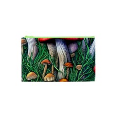 Forest Fairycore Mushroom Foraging Craft Cosmetic Bag (xs) by GardenOfOphir