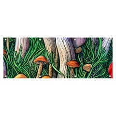 Forest Fairycore Mushroom Foraging Craft Banner And Sign 8  X 3  by GardenOfOphir