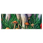 Forest Fairycore Mushroom Foraging Craft Banner and Sign 8  x 3  Front