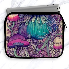 Natural Forest Fairy Mushroom Foraging Apple Ipad 2/3/4 Zipper Cases by GardenOfOphir