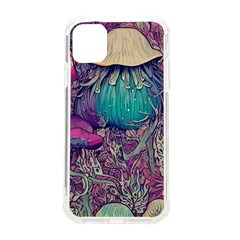 Natural Forest Fairy Mushroom Foraging Iphone 11 Tpu Uv Print Case by GardenOfOphir