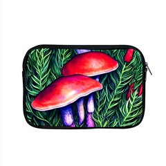 Vintage Flowery Garden Nature Mushroom Apple Macbook Pro 15  Zipper Case by GardenOfOphir