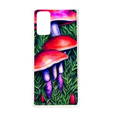 Vintage Flowery Garden Nature Mushroom Samsung Galaxy Note 20 Tpu Uv Case by GardenOfOphir