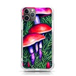 Vintage Flowery Garden Nature Mushroom iPhone 11 Pro 5.8 Inch TPU UV Print Case Front