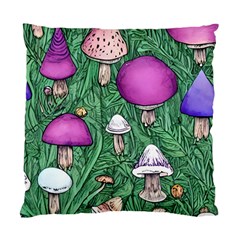 Woodsy Pottery Forest Mushroom Foraging Standard Cushion Case (one Side) by GardenOfOphir