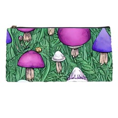 Woodsy Pottery Forest Mushroom Foraging Pencil Case by GardenOfOphir