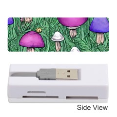 Woodsy Pottery Forest Mushroom Foraging Memory Card Reader (stick) by GardenOfOphir