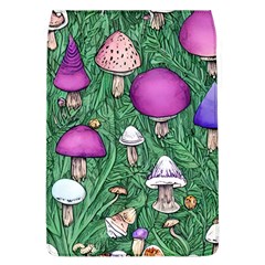 Woodsy Pottery Forest Mushroom Foraging Removable Flap Cover (l) by GardenOfOphir