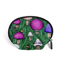 Woodsy Pottery Forest Mushroom Foraging Accessory Pouch (small) by GardenOfOphir