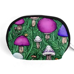 Woodsy Pottery Forest Mushroom Foraging Accessory Pouch (medium) by GardenOfOphir