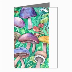 Forestcore Fantasy Farmcore Mushroom Foraging Greeting Cards (pkg Of 8) by GardenOfOphir