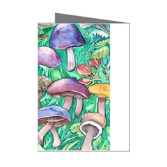 Forestcore Fantasy Farmcore Mushroom Foraging Mini Greeting Cards (pkg Of 8) by GardenOfOphir