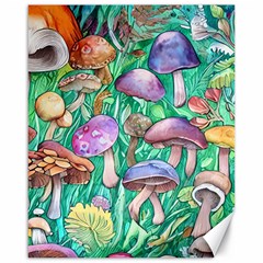 Forestcore Fantasy Farmcore Mushroom Foraging Canvas 16  X 20  by GardenOfOphir