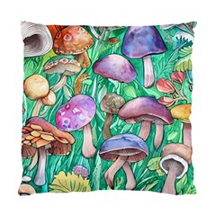 Forestcore Fantasy Farmcore Mushroom Foraging Standard Cushion Case (two Sides) by GardenOfOphir