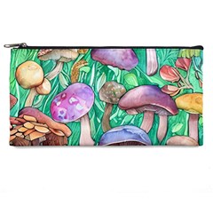 Forestcore Fantasy Farmcore Mushroom Foraging Pencil Case by GardenOfOphir