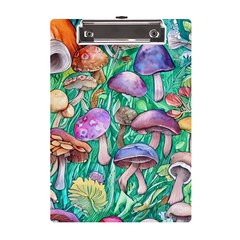 Forestcore Fantasy Farmcore Mushroom Foraging A5 Acrylic Clipboard