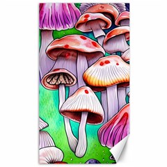 Tiny Mushrooms In A Forest Canvas 40  X 72  by GardenOfOphir