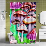 Tiny Mushrooms In A Forest Shower Curtain 48  x 72  (Small)  Curtain(48  X 72 ) - 42.18 x64.8  Curtain(48  X 72 )