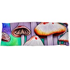 Tiny Mushrooms In A Forest Body Pillow Case Dakimakura (two Sides) by GardenOfOphir