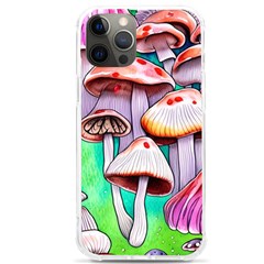 Tiny Mushrooms In A Forest Iphone 12 Pro Max Tpu Uv Print Case by GardenOfOphir