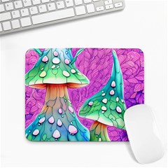 Garden Mushroom Foraging Small Mousepad by GardenOfOphir