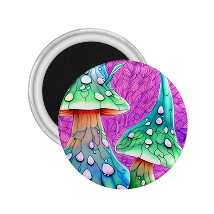 Garden Mushroom Foraging 2.25  Magnets