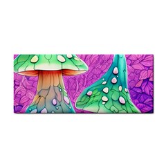 Garden Mushroom Foraging Hand Towel by GardenOfOphir