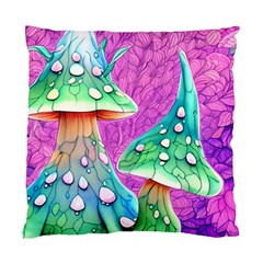 Garden Mushroom Foraging Standard Cushion Case (two Sides) by GardenOfOphir