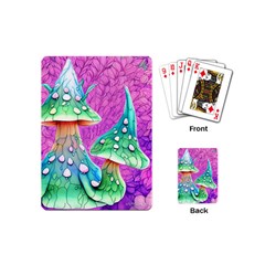 Garden Mushroom Foraging Playing Cards Single Design (mini) by GardenOfOphir