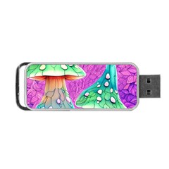 Garden Mushroom Foraging Portable Usb Flash (one Side) by GardenOfOphir