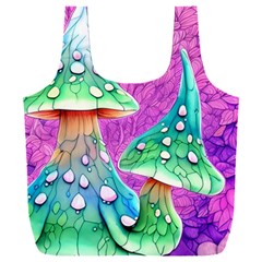 Garden Mushroom Foraging Full Print Recycle Bag (xxl) by GardenOfOphir