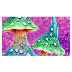 Garden Mushroom Foraging Banner And Sign 7  X 4  by GardenOfOphir