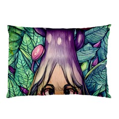 Mushroom Hunting In The Forest Pillow Case by GardenOfOphir