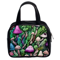 Mushrooms In The Woods Classic Handbag (two Sides) by GardenOfOphir