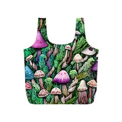 Mushrooms In The Woods Full Print Recycle Bag (s)