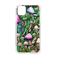 Mushrooms In The Woods Iphone 11 Tpu Uv Print Case by GardenOfOphir