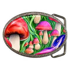 Mushroom Belt Buckles by GardenOfOphir