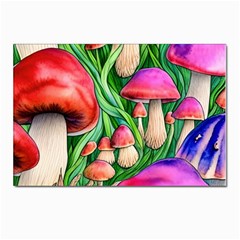 Mushroom Postcard 4 x 6  (pkg Of 10) by GardenOfOphir