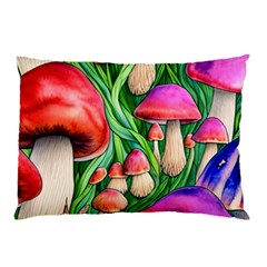 Mushroom Pillow Case by GardenOfOphir