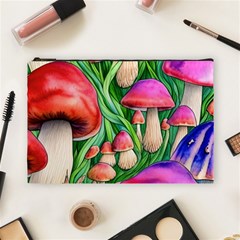 Mushroom Cosmetic Bag (large) by GardenOfOphir