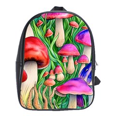 Mushroom School Bag (large) by GardenOfOphir