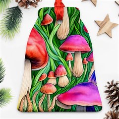 Mushroom Bell Ornament (two Sides) by GardenOfOphir