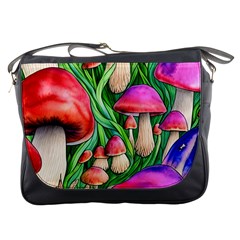 Mushroom Messenger Bag by GardenOfOphir