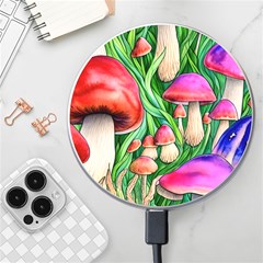 Mushroom Wireless Fast Charger(white) by GardenOfOphir