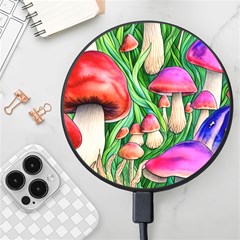 Mushroom Wireless Fast Charger(black) by GardenOfOphir