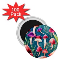 Forest Mushroom 1 75  Magnets (100 Pack)  by GardenOfOphir