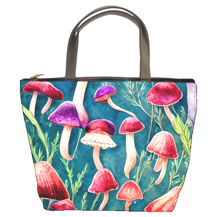 Forest Mushroom Bucket Bag