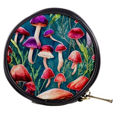 Forest Mushroom Mini Makeup Bag by GardenOfOphir