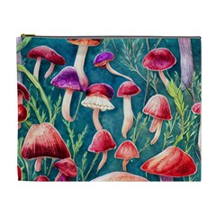 Forest Mushroom Cosmetic Bag (xl) by GardenOfOphir